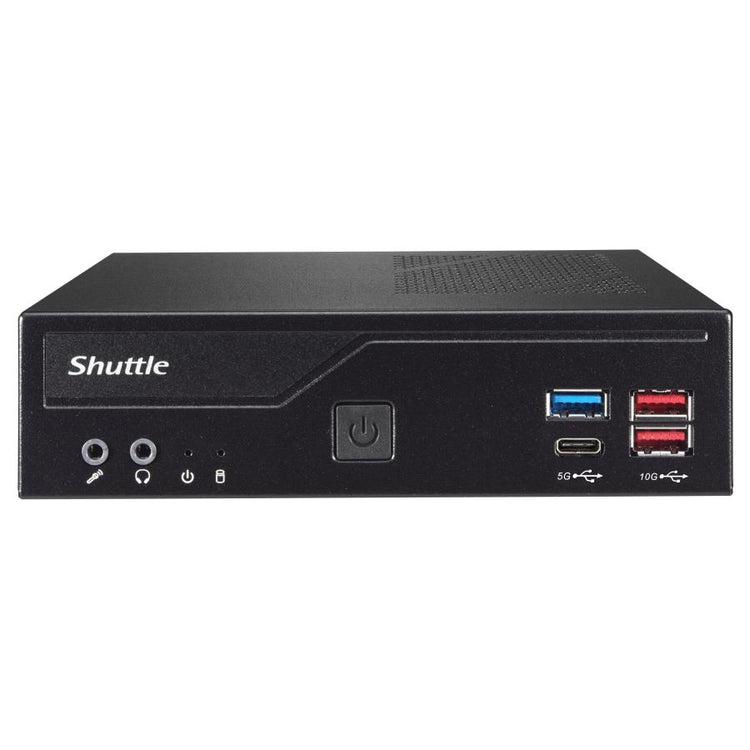 Navette navette DH670V2 Mini PC Barebone, LGA1700, H670, DDR4, 2X HDMI, 2X DP, 2x 2,5g LAN, 8x USB, 24 7 7