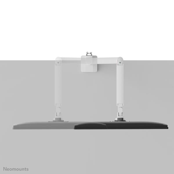 Neomounts Neomounts Desk Monitor Bras, Clamp Bommet, 9 kg, 43,2 cm (17) 88,9 cm (35) 100 x 100 mm, blanc