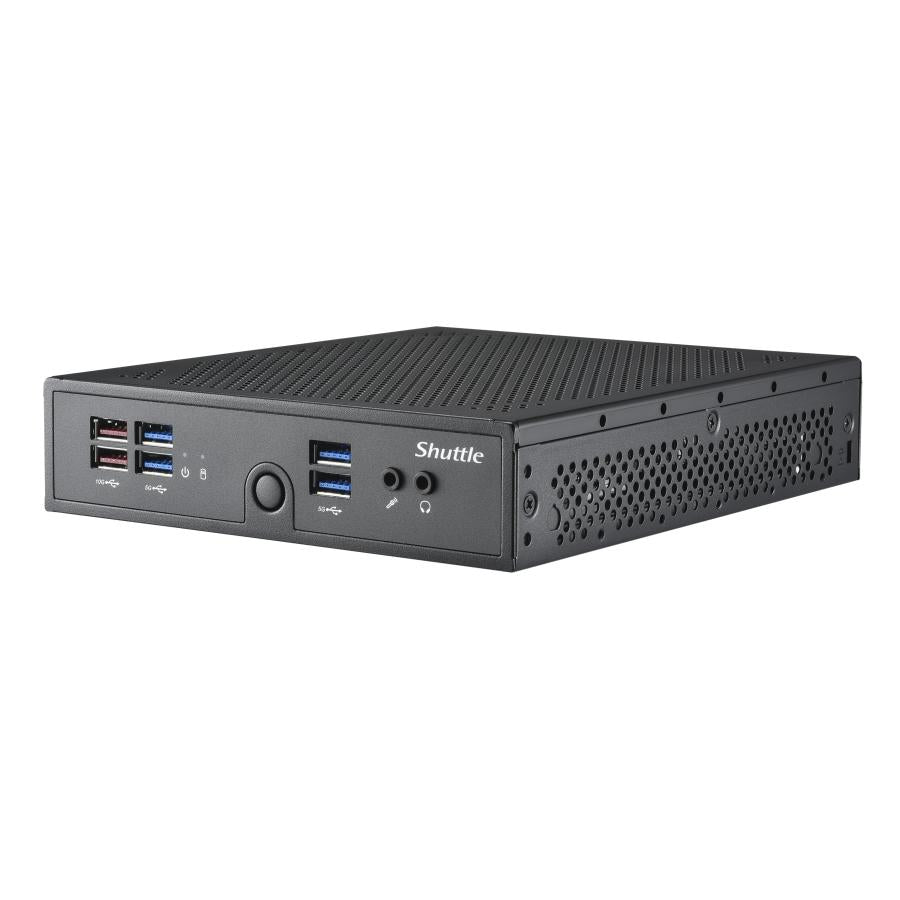 Navette navette DS50U XPC Slim PC Barebone, Intel Celeron 7305, DDR5, 2,5 gbit + 1 gbit, sans fan, 24 7, 90 W
