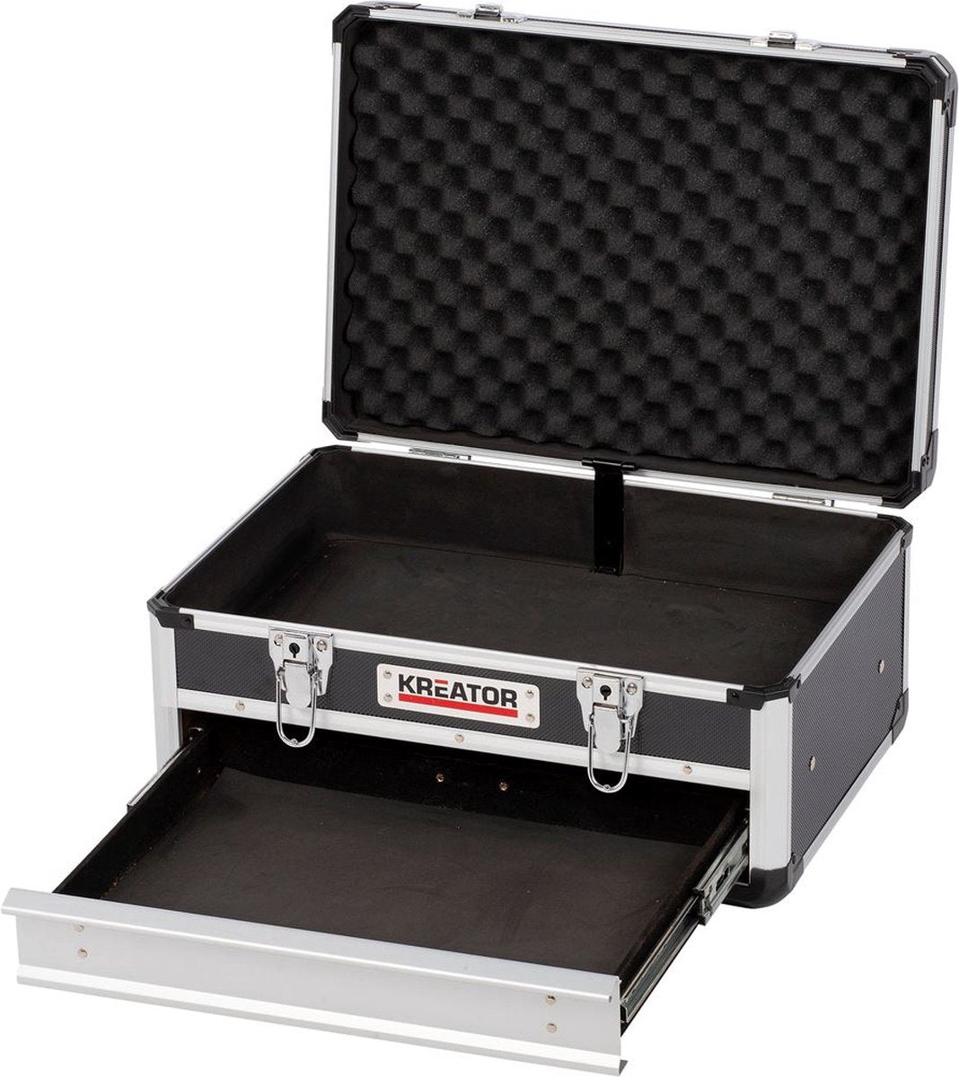 Kreator krt640601b tool case - 430 x 300 x 205 mm - black - (delivered without tools)