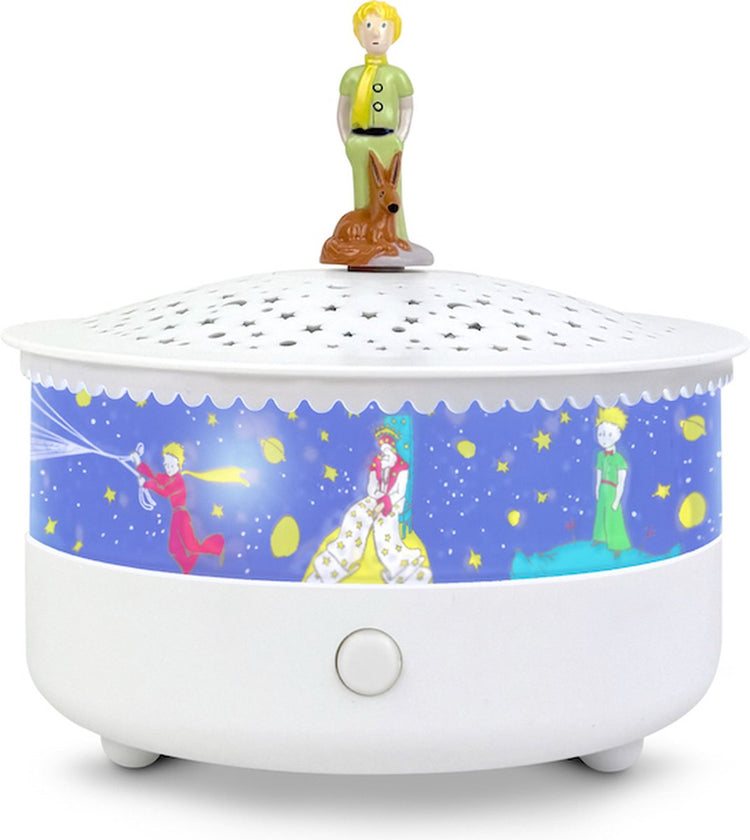 Trousselier projecteur d'étoiles le petit prince© avec capteur de musique et de cris – ciel étoilé enchanteur pour votre tout-petit, arrêt automatique et câble USB inclus