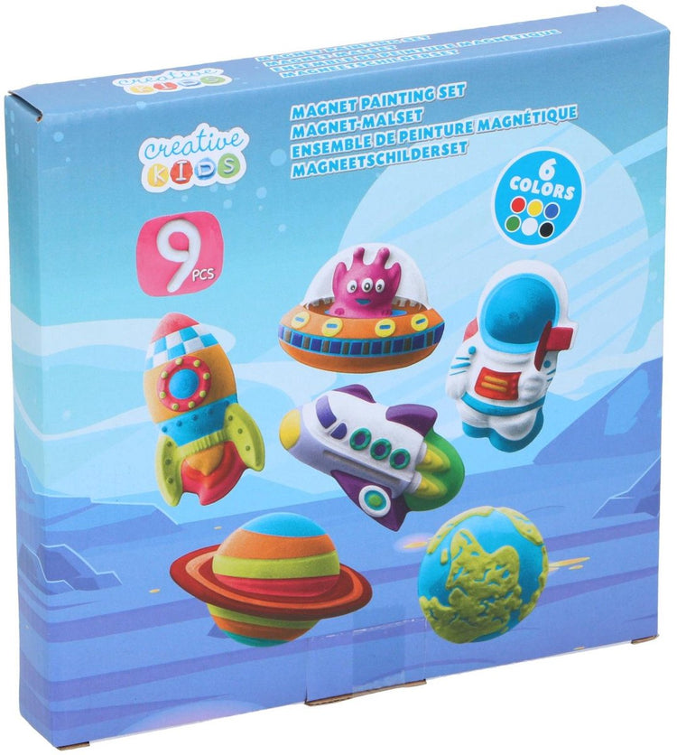 Ensemble de peinture magnétique pour enfants créatifs - Ensemble de peintre magnétique pour enfants - 9 pièces - comprenant peinture et pinceau - jouets créatifs - assortis