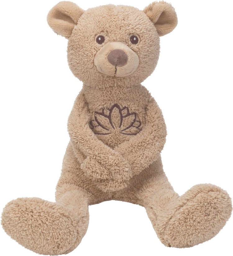 Peluche ours de pleine conscience Happy horse 40 cm - beige - peluche bébé
