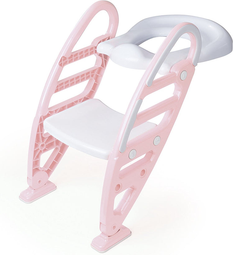 Dolu Traittes éducatives avec des toilettes d'escalier Rose Rose