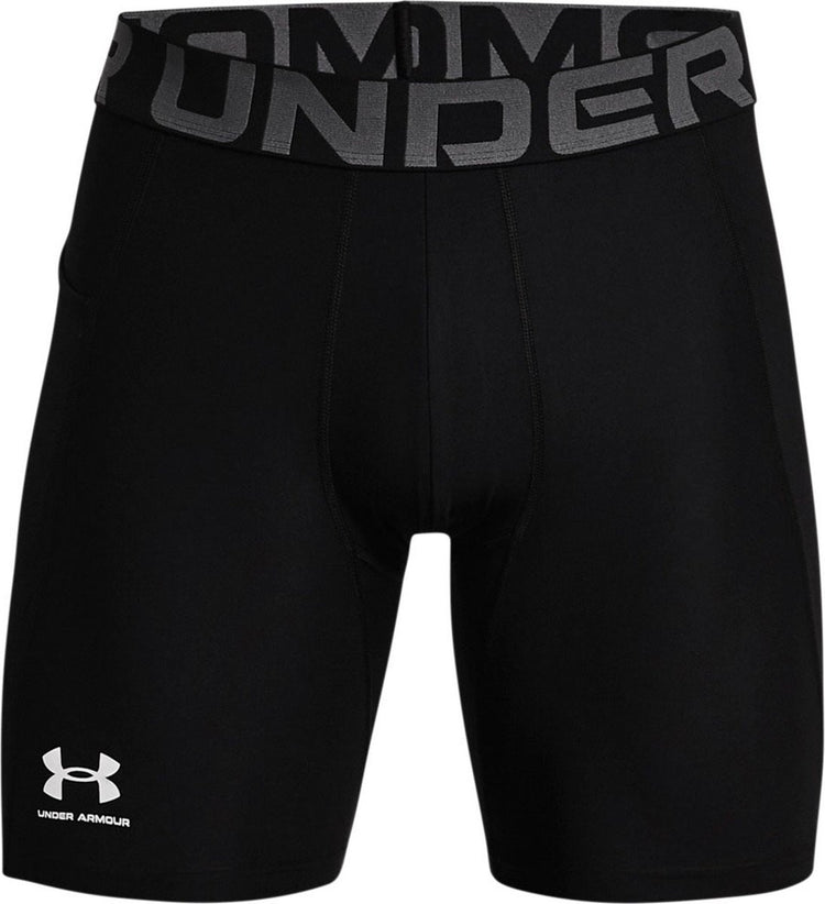 Under Armour UA HG Armour Shorts-BLK Pantalon de sport pour hommes - Noir - Blanc