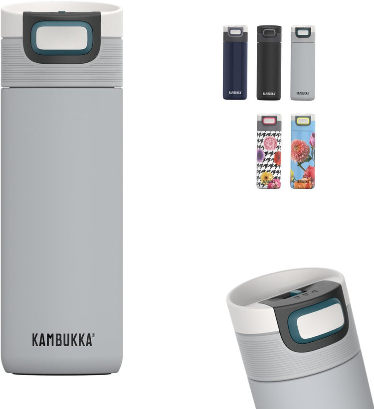 Kambukka etna tasse thermos 500 ml - facile à nettoyer - tasse à café étanche - gris incertain