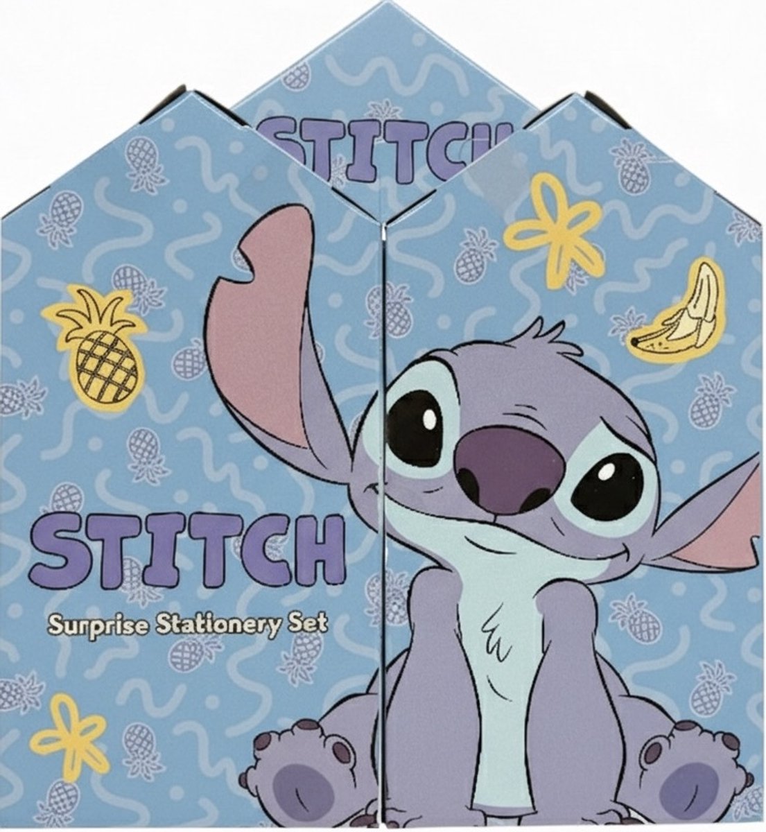 Calendrier de l'avent Lilo Stitch Disney Stitch - 24 surprises - coffret cadeau papeterie - cadeau de Noël pour enfant - coffret cadeau bleu - calendrier de l'avent