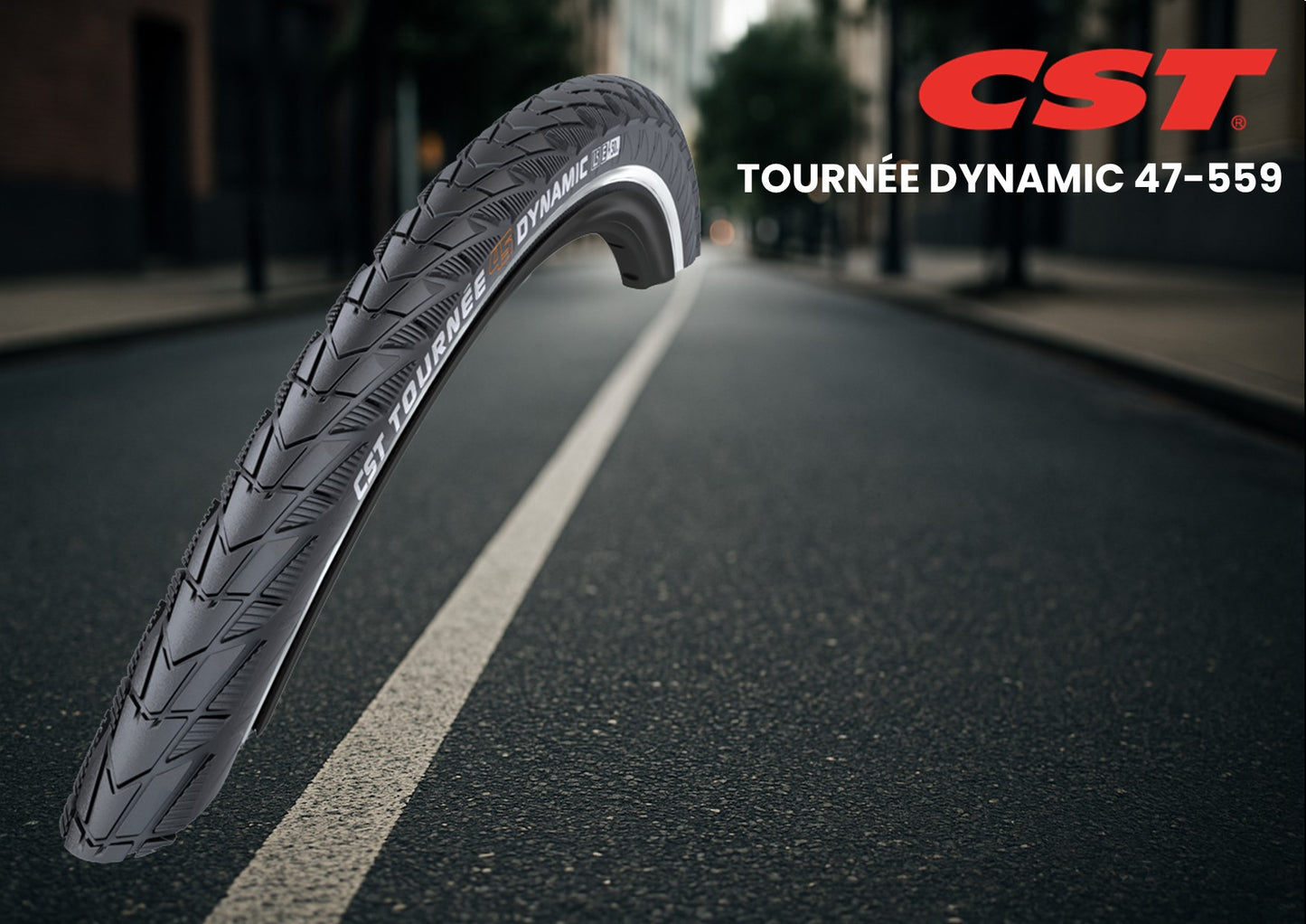 CST Tire Tour Dynamic 26 x 1,75 ZW reflé