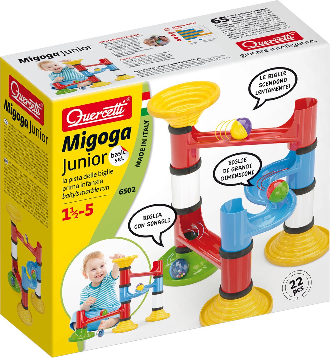 Quertti Knikkerbaan Migoga Junior, 22dlg.
