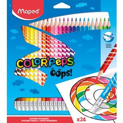 Crayons de couleur maped 832824 assortiment de couleurs 232 mm