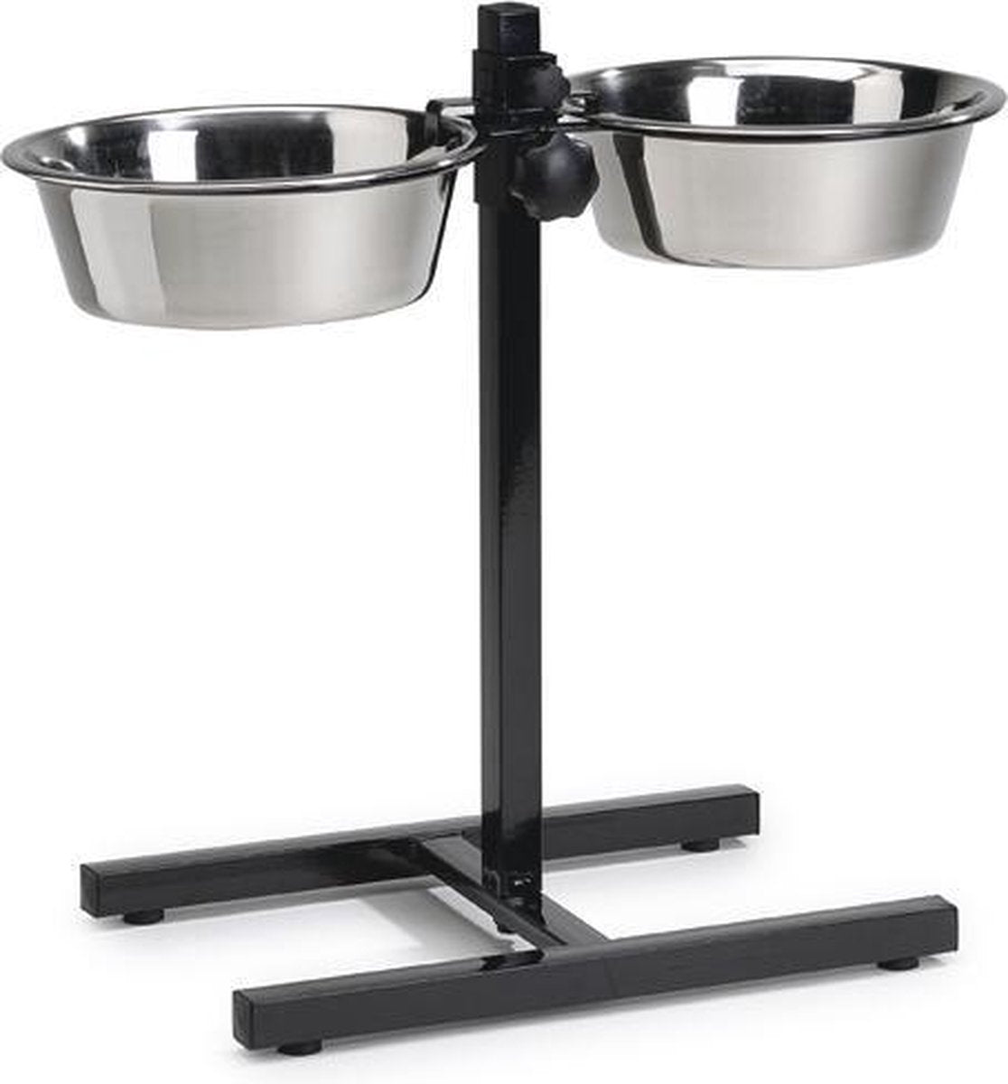 Beeztees standard - gamelle de nourriture et d'eau pour chien - noir - 25 cm