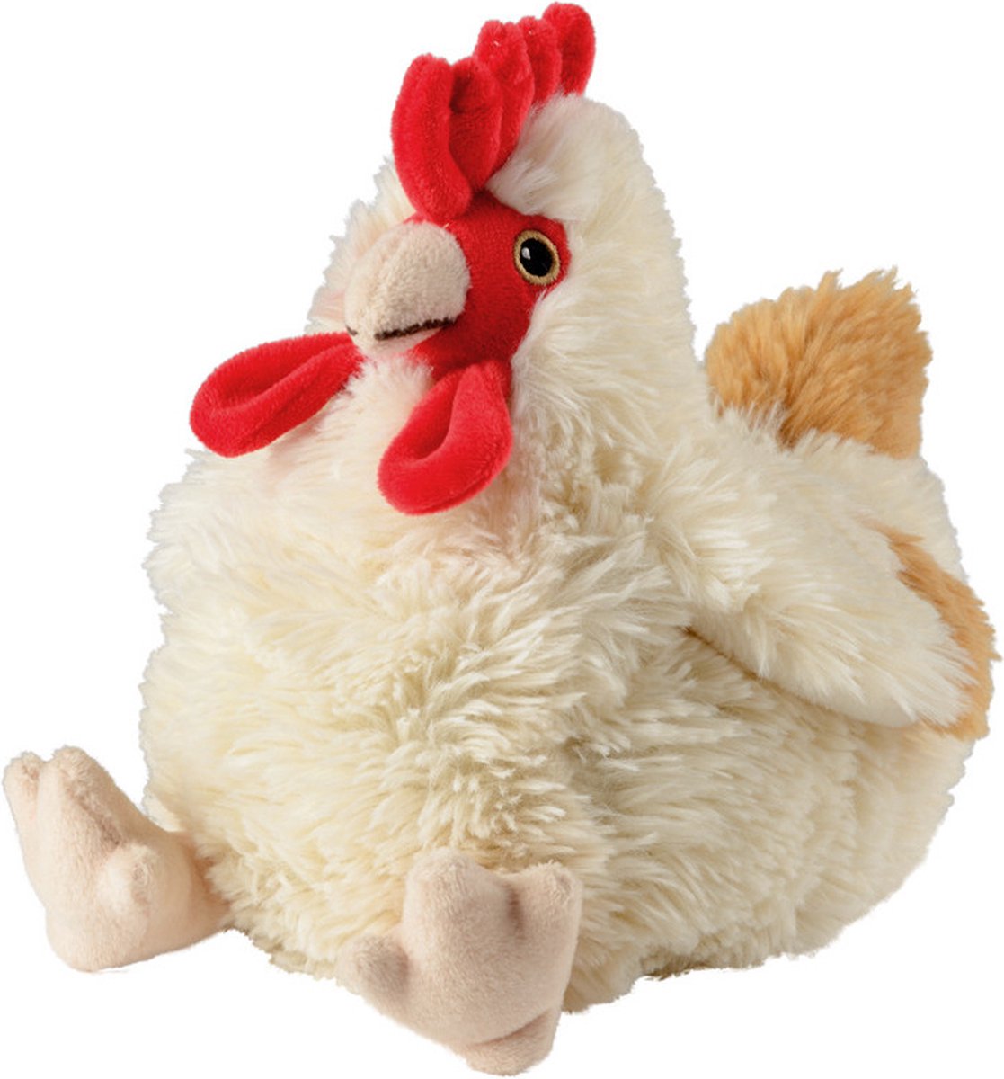 Warmies chauffe le poulet en peluche au micro-ondes - 25 cm - pouf - peluche chauffante