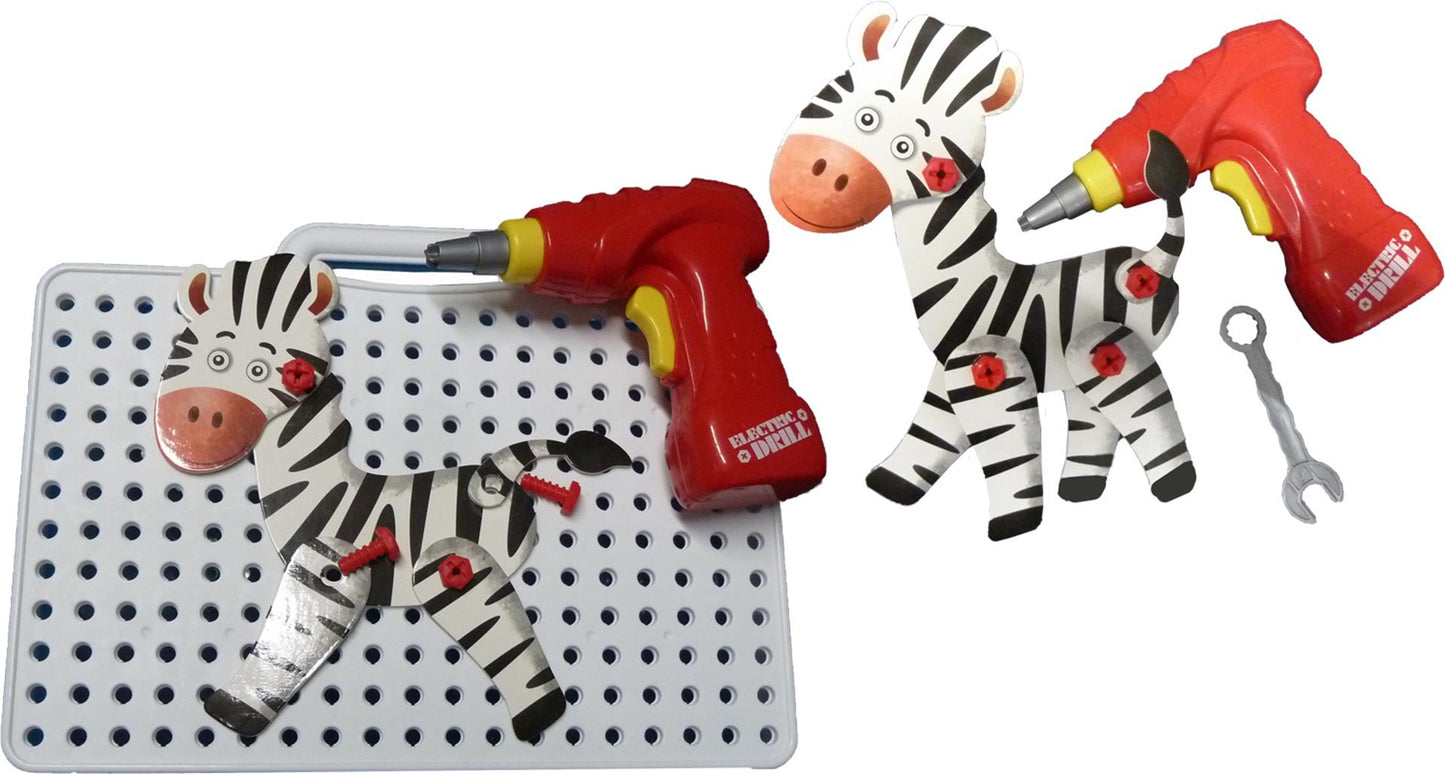 Puzzle à vis 3D Schmidt avec 8 animaux sauvages