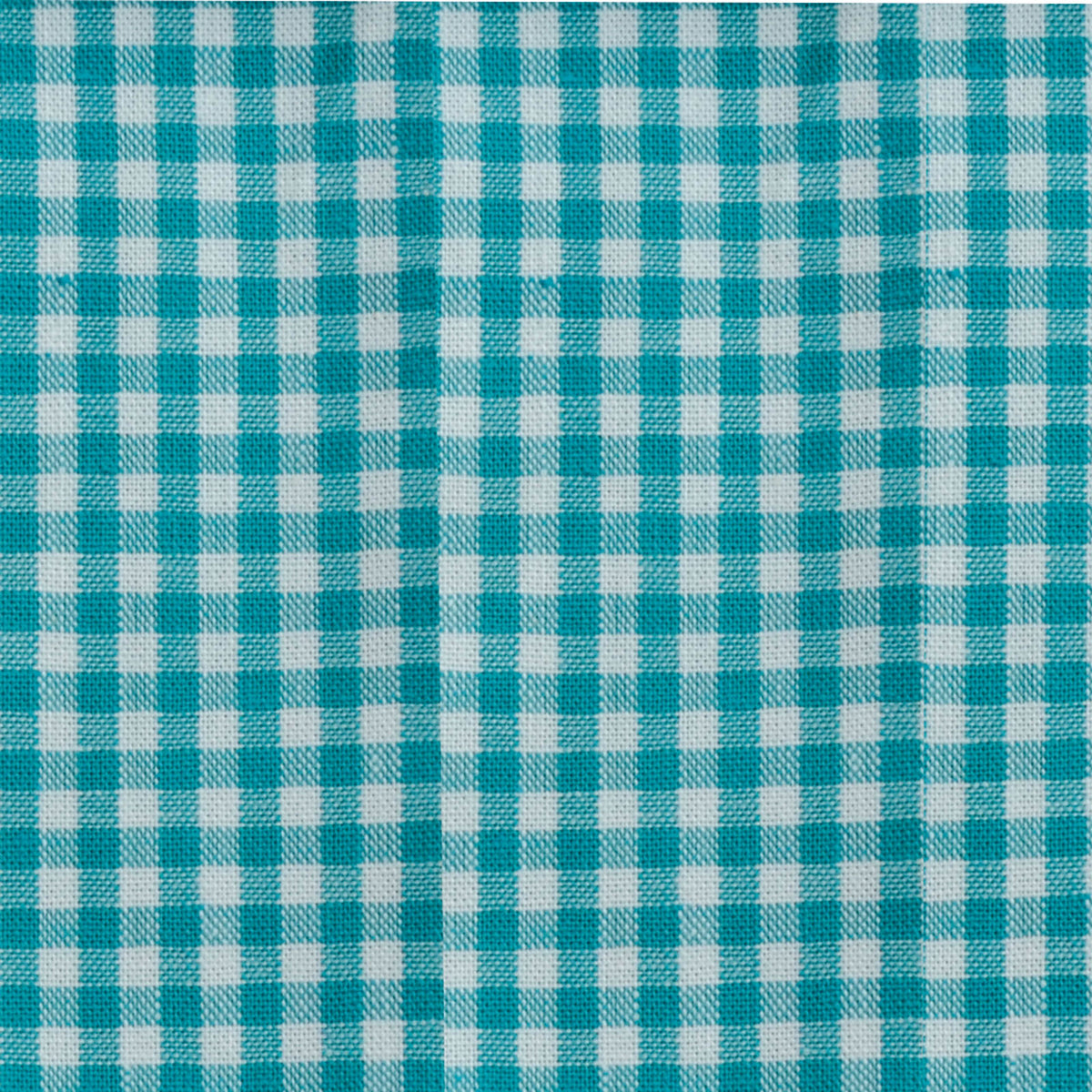 Vaessen creative • tissu coton coco-ton 45x50cm carreaux turquoise basique