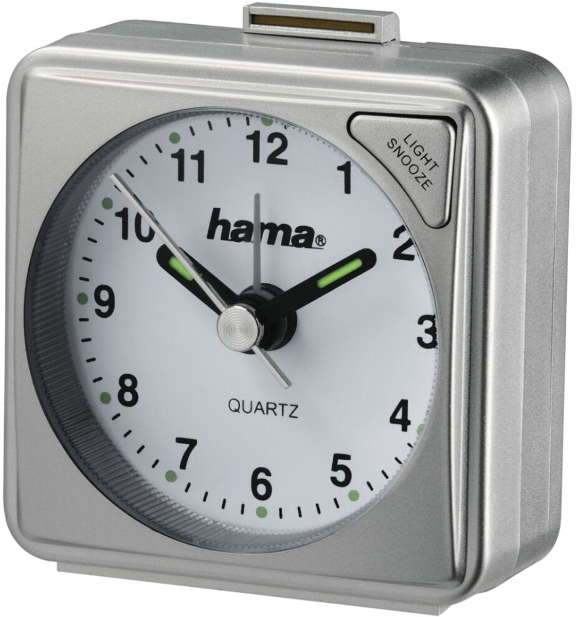 Hama réveil - a50 - réveil de voyage - argent