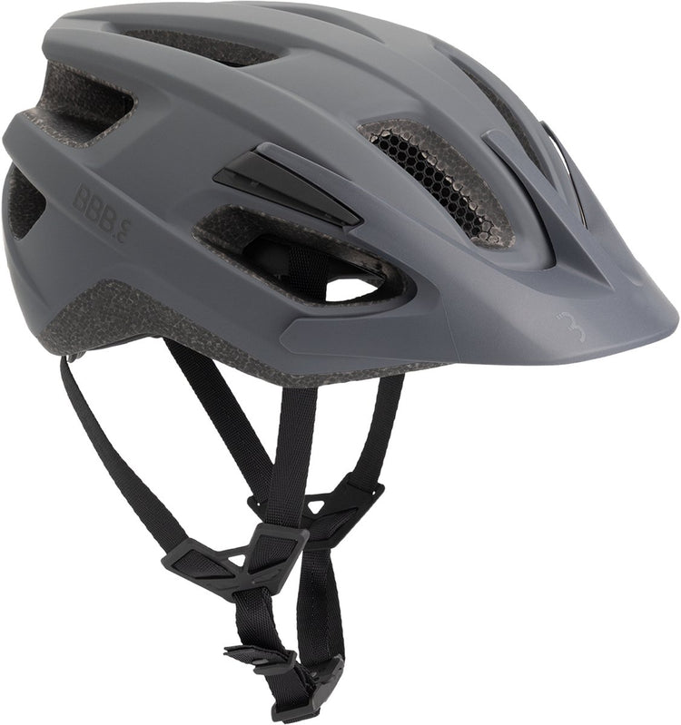 Bbb cycling kite 3.0 fidlock casque de vélo adultes - casque vtt casque de vélo de course - casque de cyclisme - casque de vélo femme - casque de vélo homme - gris foncé mat taille m (55-58 cm) - bhe-30