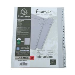 Onglets exacompta 1920e gris