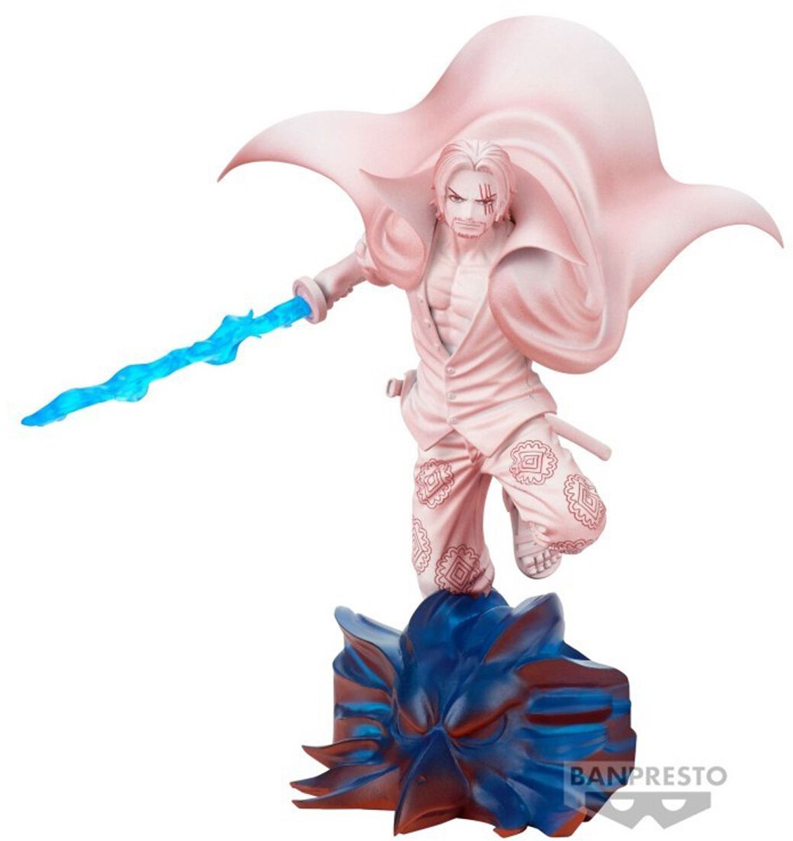 One Piece Banpresto - Film Rouge - Figurines à collectionner Shanks multicolores unisexe