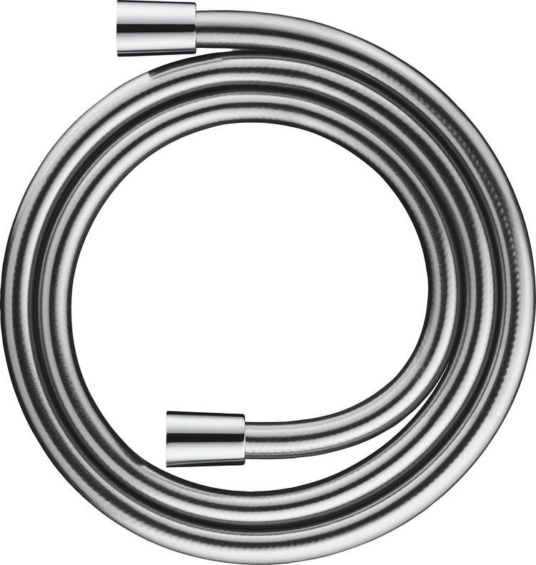 Flexible de douche Duravit 160 cm – pivotant anti-torsion – anti-torsion – plastique aspect métal – universel 1 2 – chrome brillant