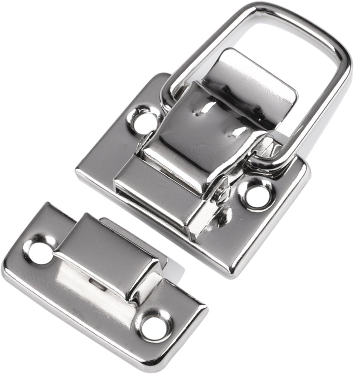 Fermeture de boîtier Starx - nickelé - 41x30 mm - 2 pièces