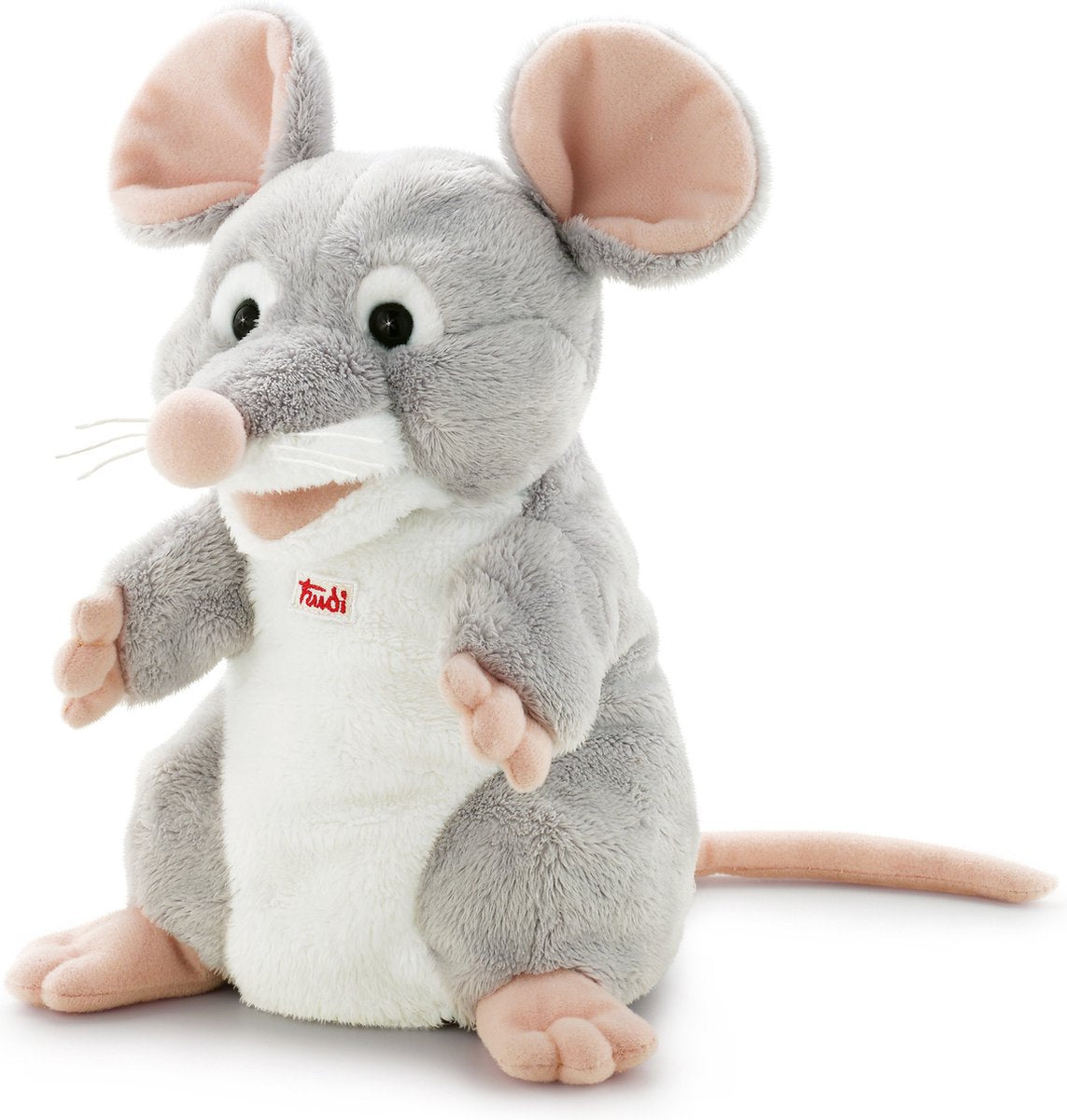 Souris marionnette Trudi : 17x26x15 cm (s-29913)