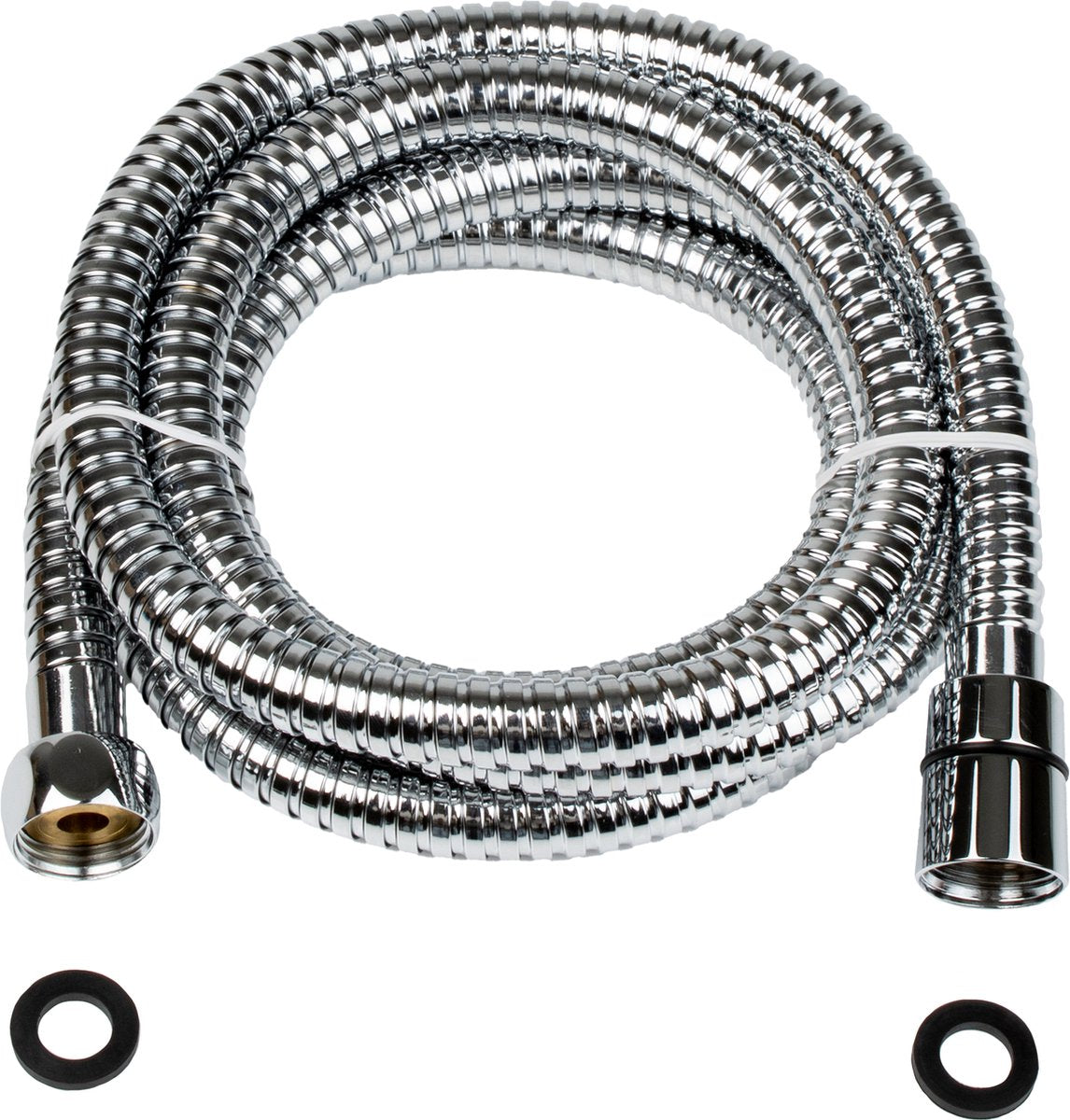 Flexible de douche Plieger napoli - universel - métal - chromé - anti-torsion - anti-torsion - 200 cm - Garantie 10 ans