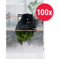 Chemises en L Leitz recycle A4 transparent