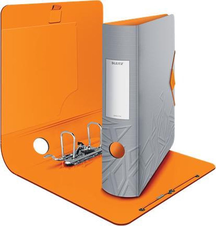 Dossier pp Leitz 180° active urban chic pour 500 feuilles - dossier pour documents A4 - largeur de dos de 82 mm - gris foncé