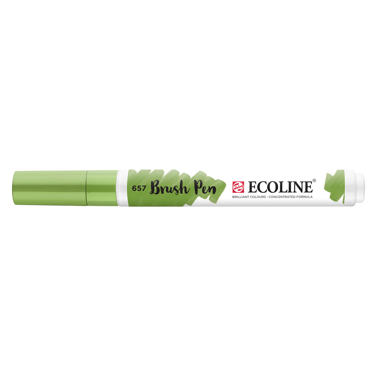 Ecoline • stylo pinceau bronze vert 657