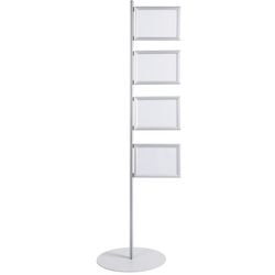 Support de sol autoportant bi-office sup3310 4xa4 1800x560mm