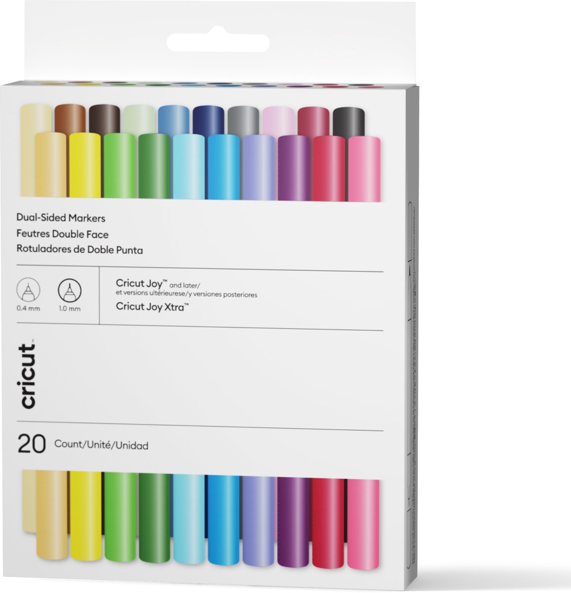 Marqueurs à double pointe Cricut joy™ - ultimes (20 pièces)