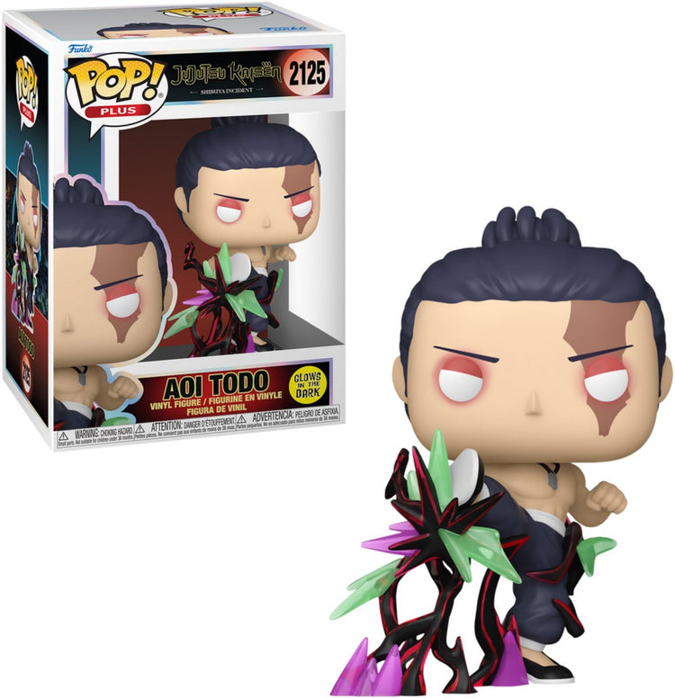 Funko jujutsu kaisen aoi todo (kick) (lueur dans le noir) figurine en vinyle 2125 pop unisexe ! - neutre - standard