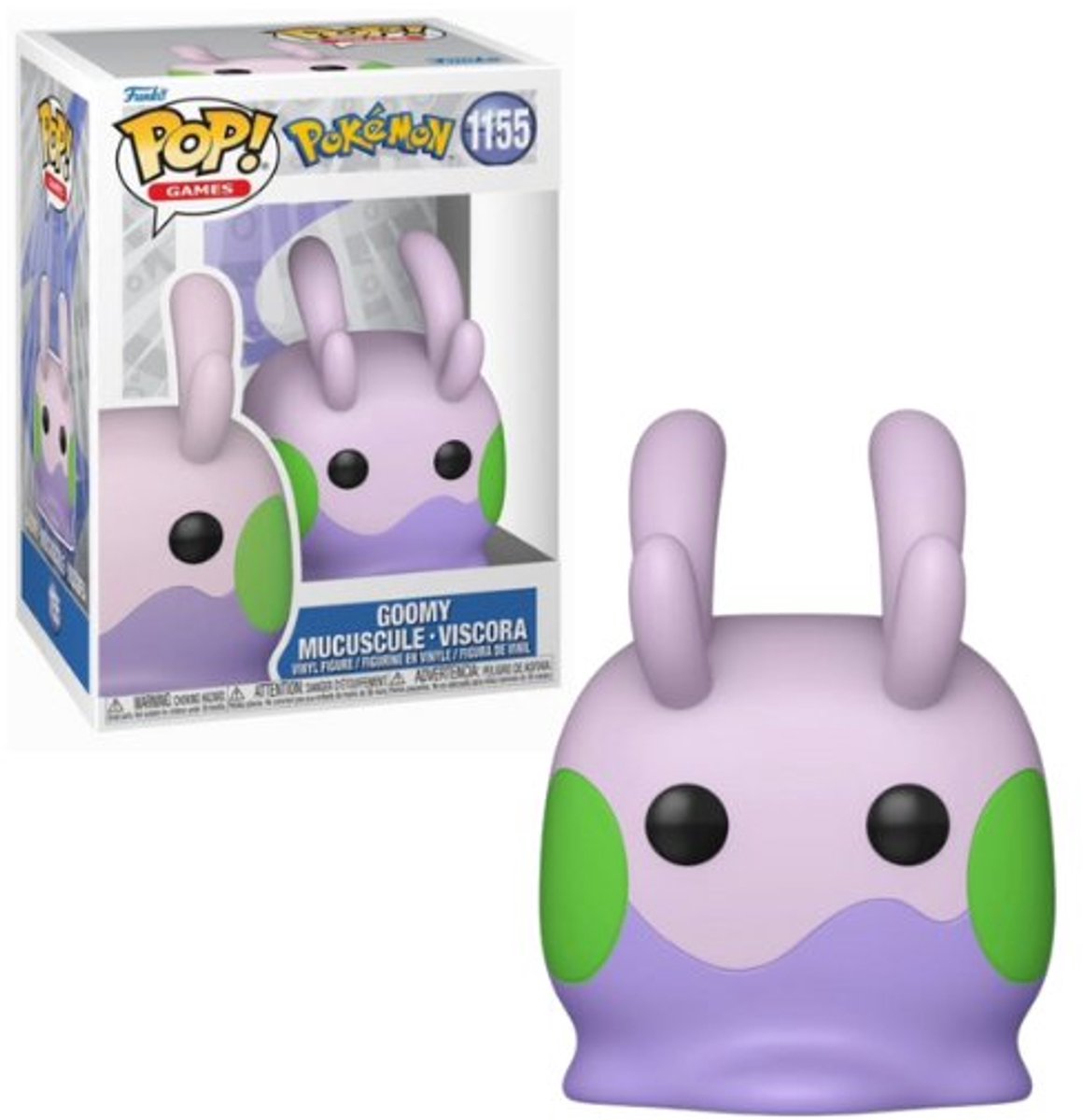 Funko-pop ! jeux : pokemon - goomy #1155