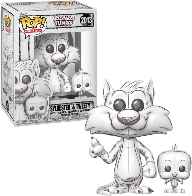 Funko Looney Tunes Pop! figurine en vinyle d'animation copain sylvester tweety 9 cm pop! chiffre