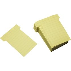 Cartes T ultradex étroites jaune clair
