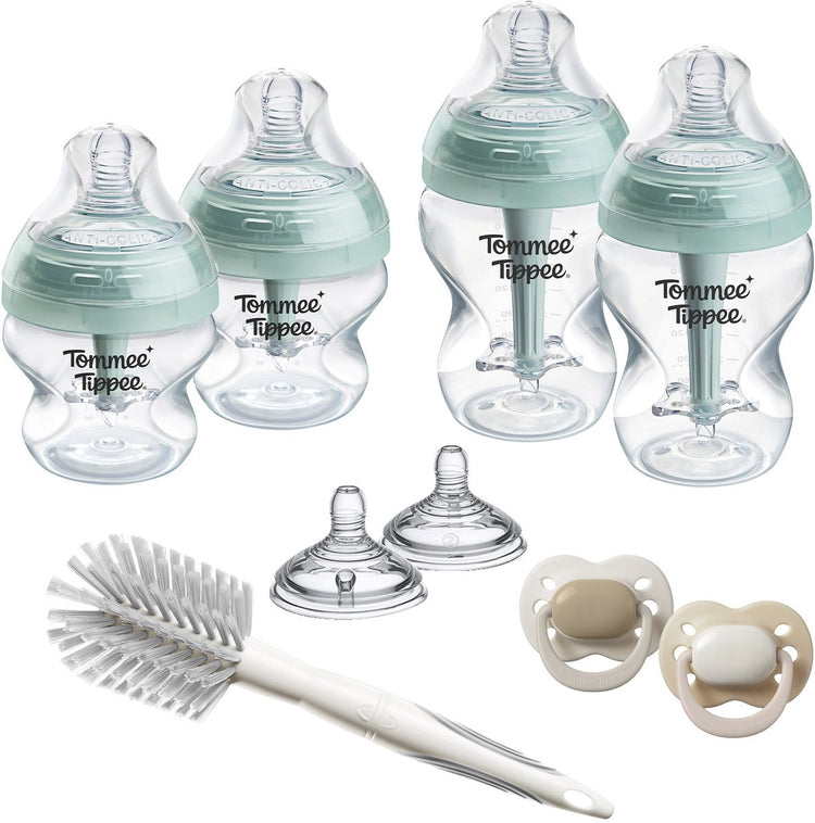Tommee tippee advanced anti-coliques coffret de démarrage biberons et tétines - biberons 150 ml et 260 ml pour nouveau-nés - 0 mois+