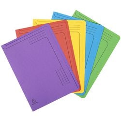 Dossier d'insertion exacompta 48000e a4 assortiment de couleurs