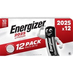 Piles électrificateur 7638900441895 cr2025 non rechargeables pack de 12