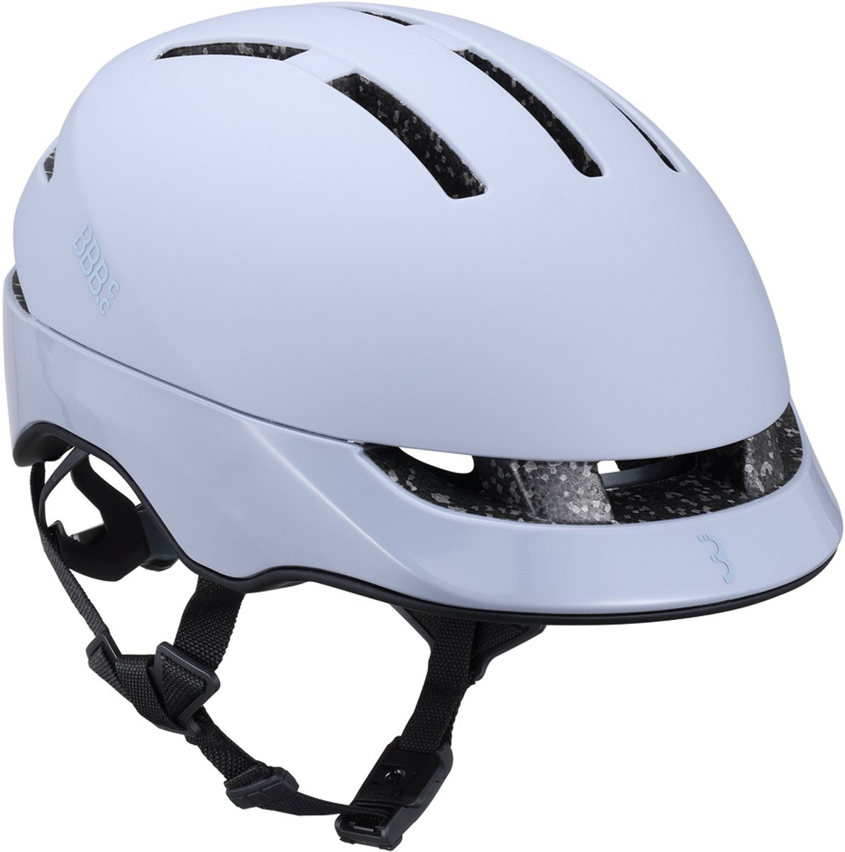 Bbb cycling sidestreet mips casque de vélo urbain - unisexe - casque de vélo électrique avec fermeture fidlock - 14 trous d'aération - m (55-59 cm) - bleu glacier mat
