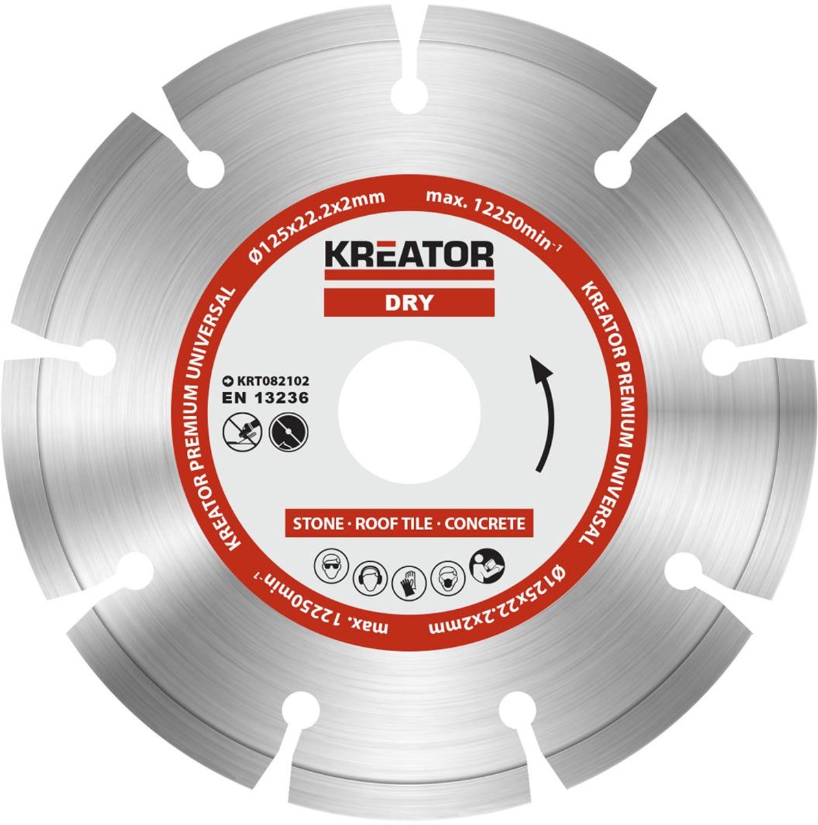 Kreator krt082102 disque diamant d125 premium