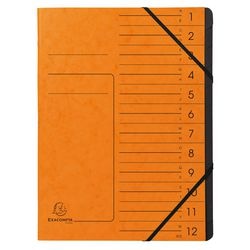 Dossier de tri exacompta 541204e a4 orange