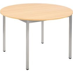 Table ronde sodematub ft110rond-b515 ronde chêne marron