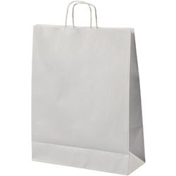 Sac en papier m blanc 15,7 l 320x120x410 mm