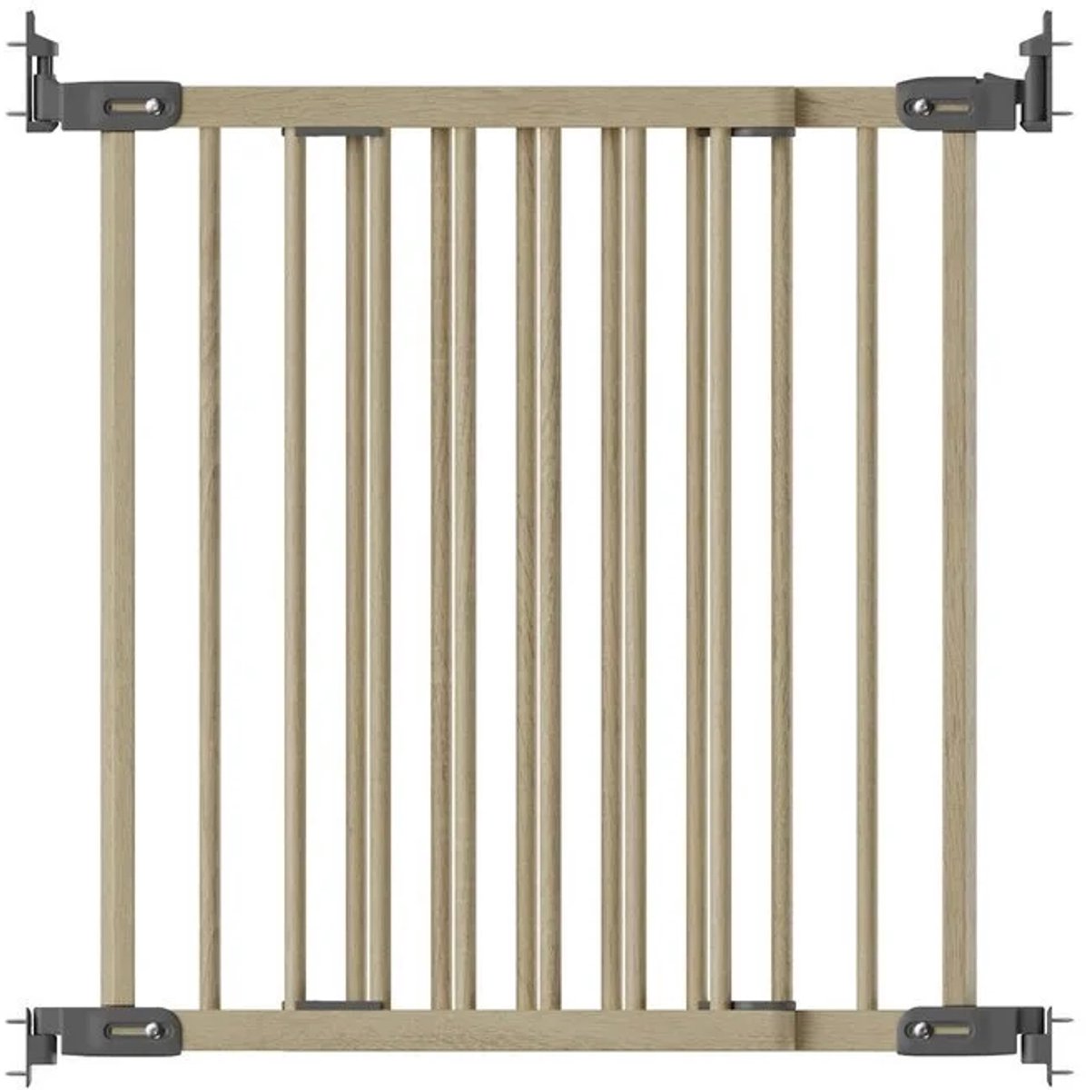 Babydan flexifit deluxe - barrière d'escalier - 62,5 - 100,5 cm - bois