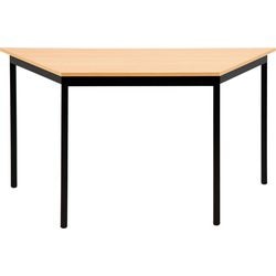 Table trapézoïdale sodematub ft147trap-1111 hêtre noir