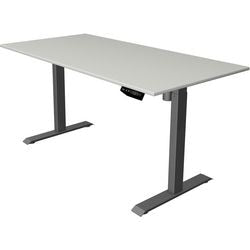 Bureau assis-debout Kerkmann 10181311 mélamine anthracite ; gris clair