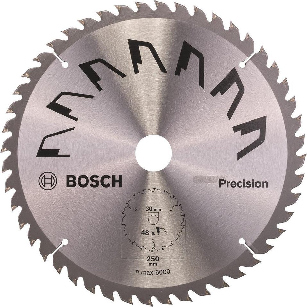 Bosch - lame de scie circulaire de précision 250 x 30 x 3,2 mm, 48