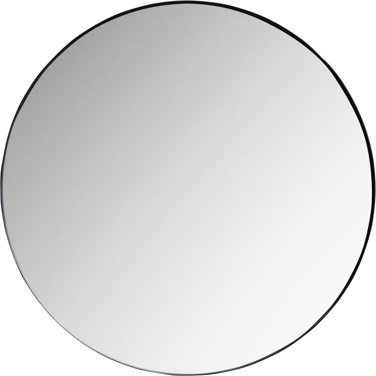 Miroir doutzen Woood - métal - noir - 115x115x5