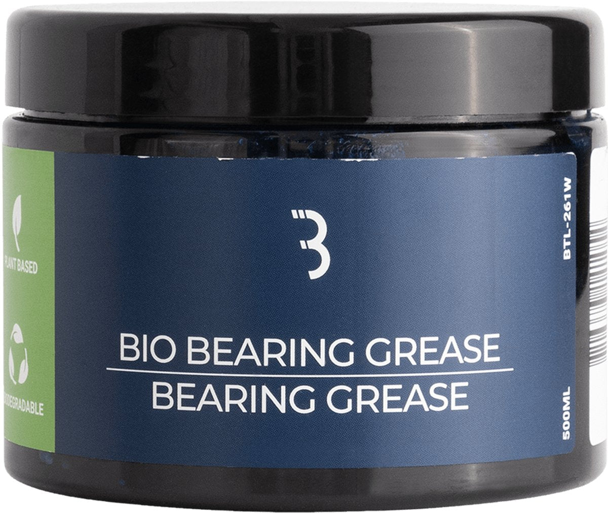 Bbb cycling graisse pour roulements biologique vélo - lubrifiant pour vélo haut de gamme efficace contre l'eau et la saleté - tous temps - biobearinggrease 500ml btl-261