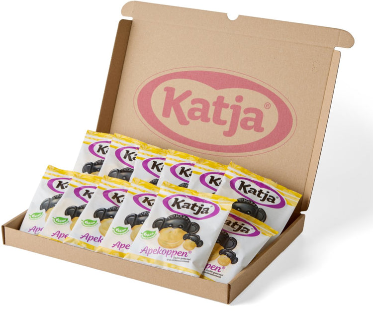 Têtes de singe Katja - réglisse douce - 12x 65g